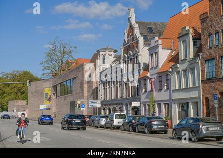 European Hanseatic Museum, Town Houses, An der Untertrave, Lübeck, Schleswig-Holstein, Germany, Europe Stock Photo