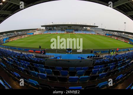 The Manchester City Academy Stadium ahead of the FA Womens Continental League Cup match Manchester City Women vs Sunderland AFC Women at Etihad Campus, Manchester, United Kingdom, 27th November 2022  (Photo by Conor Molloy/News Images) Stock Photo