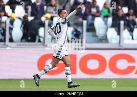 Juventus U23 celebrates after scoring his side's first goal of the match  Stock Photo - Alamy