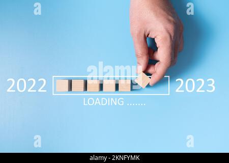 New year 2023 counting down Stock Photo