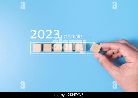 New year 2023 counting down Stock Photo