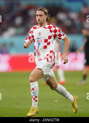 Croatia's Lovro Majer during the FIFA World Cup Round of Sixteen match ...