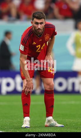 Aymeric Laporte Of Spain During The FIFA World Cup Qatar 2022 Match ...