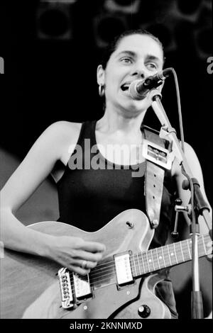 PJ Harvey at Tamaris Rock Festival, 1992 Stock Photo - Alamy