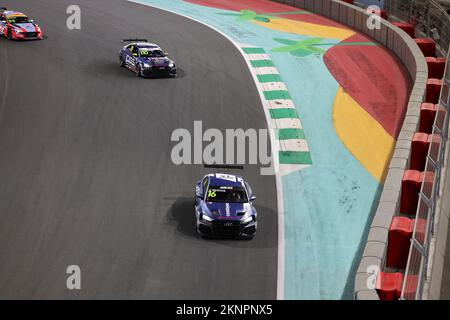 16 MAGNUS Gilles (BEL), Comtoyou Team Audi Sport, Audi RS 3 LMS, action during the WTCR - Race of Saudi Arabia 2022, 9th round of the 2022 FIA World Touring Car Cup, on the Jeddah Corniche Circuit from November 25 to 27 in Jeddah, Saudi Arabia - Photo Grégory Lenormand / DPPI Stock Photo