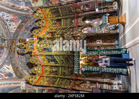 Sucevita Monastery, UNESCO World Heritage site as one of Painted Churches of Moldavia, Romania Stock Photo