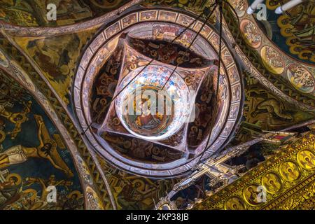 Moldovita Monastery, UNESCO World Heritage site as one of Painted Churches of Moldavia, Romania Stock Photo