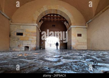 Peter's Gate of the Petersberg Citadel, City Fortress, Erfurt, Thuringia, Germany, Europe Stock Photo