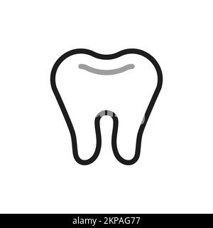 Simple of Medicine and Health Related Vector Line Icon. Contains such Icon as tooth. Design elements for you projects. Stock Vector