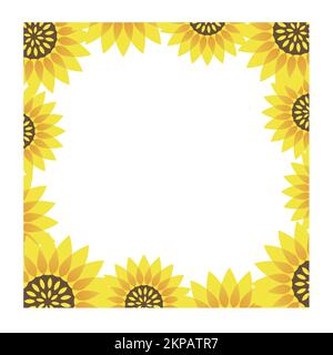 Set of seamless vector background illustrations with chamomile. Horizontally repeatable. Stock Vector
