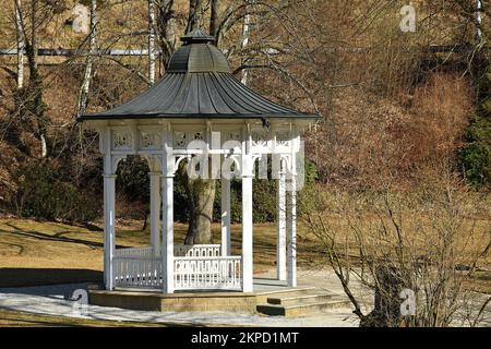 The Jachymov Spa using radon water for treatment was founded in 1906 as the first radon spa in the world.  (CTK Photo/Petr Svancara) Stock Photo