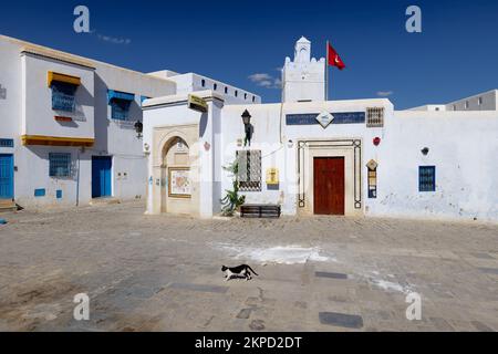 Old City of Medina of Kairouan in Tunisia bears unique witness to the first centuries of this civilisation and its architectural and urban development Stock Photo