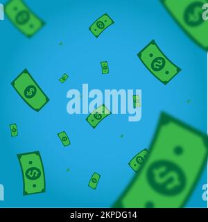 one hundred us dollar bills 600w Stock Vector