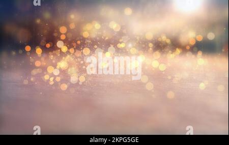 Bokeh overlay Stock Photo