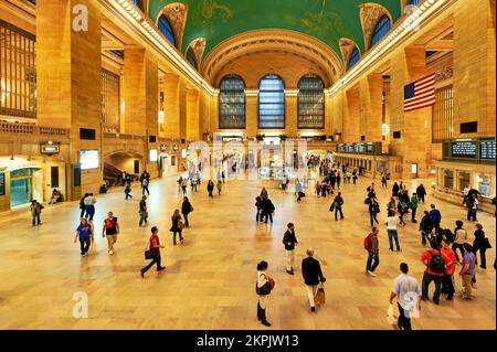 New York. Manhattan. United States. Grand Central Terminal Station. Stock Photo