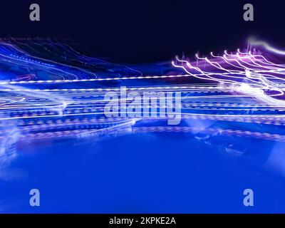 High speed hi tech blur abstract background. Abstract technology blur defocus image. Stock Photo