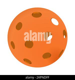 Pickle ball vector flat design red Stock Vector