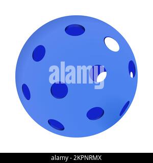 Pickle ball vector flat design blu Stock Vector