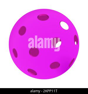 Pickle ball vector flat design magenta Stock Vector