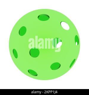 Pickle ball vector flat design green Stock Vector