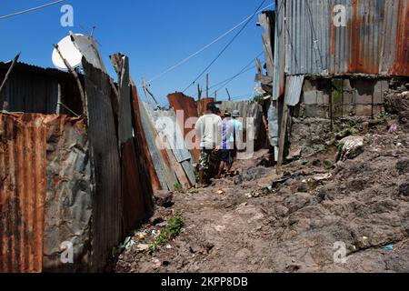 Kaweni slum in Mayotte, French archipelago in the Indian Ocean, on September 14, 2022. Photo by David Lemor/ABACAPRESS.COM Stock Photo