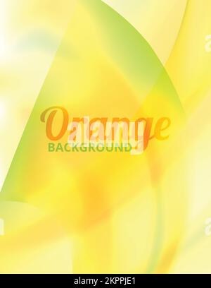 Colors of summer. Background of orange color. Vector graphic pattern Stock Vector