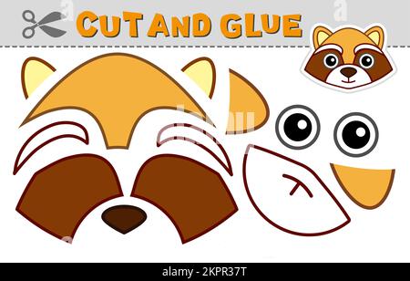 Raccoon Stickers Vector Cartoon Childrens Fairy Stock Vector (Royalty Free)  2298546177