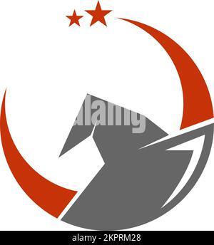 Witch, witch hat  logo icon design illustration Stock Vector