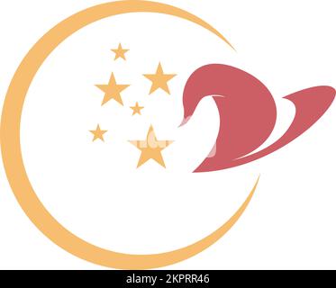Witch, witch hat  logo icon design illustration Stock Vector