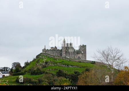 Rock of Cashel, Castle on the hill in Tipperary, Ireland Stock Photo