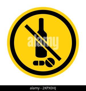 Prohibited Drug Symbol Sign Stock Vector