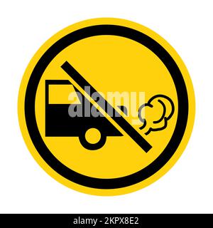 Do Not Switch On Engine Symbol Stock Vector