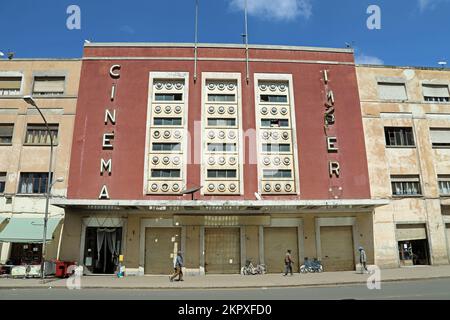 Cinema Impero in the city of Asmara in Eritrea Stock Photo