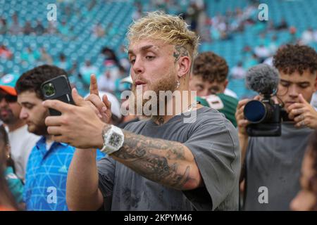 Miami. FL USA;   media personality Logan Paul was on the