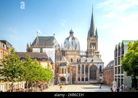 Cathedral of Aachen, Nordrhein Westfalen, Germany Stock Photo