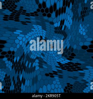 Monochrome seamless honey pattern with halftone hex cells in linear style Stock Vector