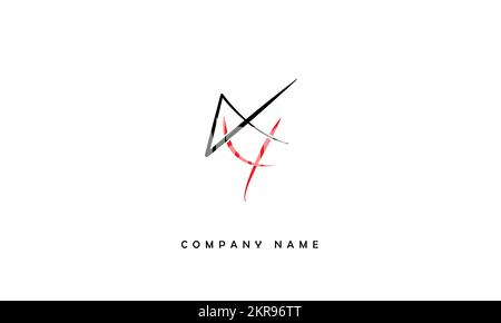 YX, XY Abstract Letters Logo Monogram Stock Vector