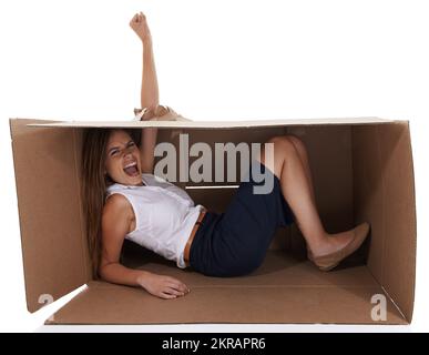 Trapped in box hi-res stock photography and images - Alamy