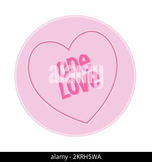 Loveheart Sweet Candy - Babe Message vector Illustration Stock Vector
