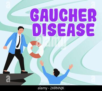 Handwriting text Gaucher Disease, Business overview autosomal recessive inherited disorder of metabolism Stock Photo