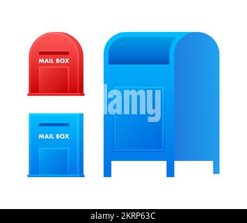 Street postbox icon green vector Stock Vector Image & Art - Alamy