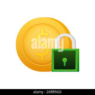 Fixed Income and costs. Budget icon. Vector stock illustration. Stock Vector
