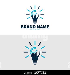 Creative Financial and Trading platform logo design template. Stock Vector