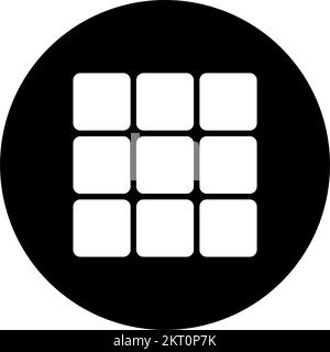 Options icon, expand options icon, options button Stock Vector