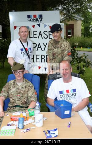 Combat Stress Summer Fete at Hollybush House, East Ayrshire, Scotland, UK Stock Photo