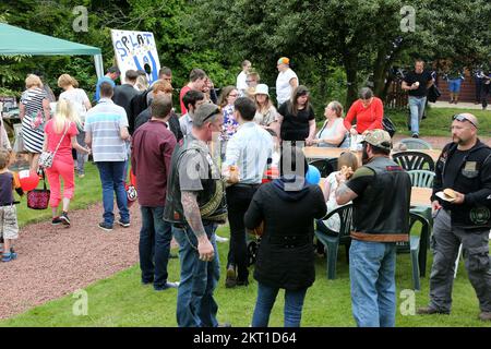 Combat Stress Summer Fete at Hollybush House, East Ayrshire, Scotland, UK Stock Photo