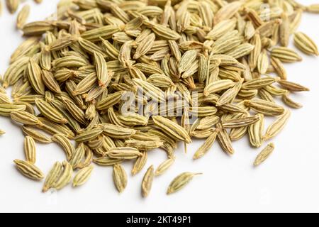 Close up of dried fennel seeds Stock Photo