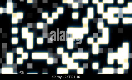 Flashing blocks. Computer generated 3d render Stock Photo