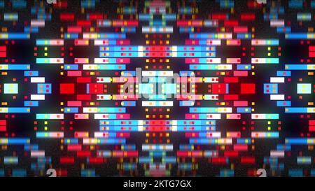 Technology abstract background with squares. Computer generated 3d render Stock Photo