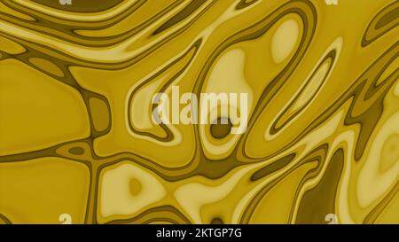 Pink and yellow background. Design.Bright blots of thick paint with spots that spread out in different directions in the animation. High quality 4k fo Stock Photo